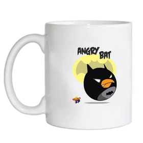 Прикольные кружки: чашка Angry Bat (Angry Birds)